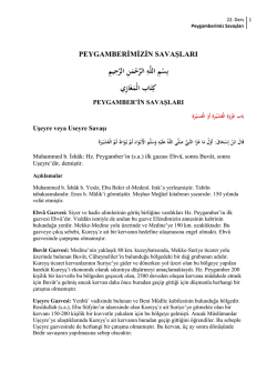 Peygamberimiz Savaşları