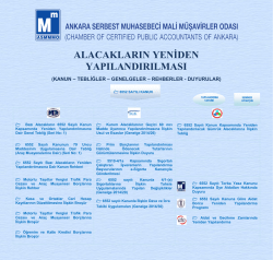 1 alacakların yeniden yapılandırılması