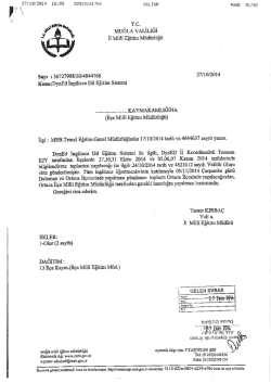 iic. H "x MUGLA vALİLiGI 11 Mill&icirc; Eğitim M&uuml;d&uuml;rl&uuml;ğ&uuml;