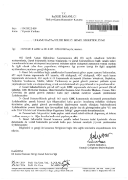 A&ccedil; - T&uuml;rkiye Kamu Hastaneleri Kurumu