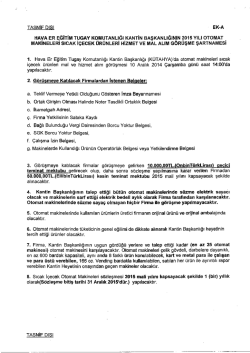 hava er eğitim tugay komutanlığı otomat makineleri sıcak i&ccedil;ecek