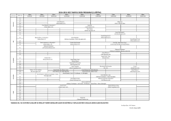 2014-2015 GÜZ YARIYILI DERS PROGRAMI (1.EĞİTİM)