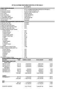 ıpt-iş yatırım perform portf&ouml;y b tipi kısa v 31.10.2014