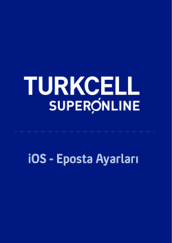 iOS - Eposta Ayarları