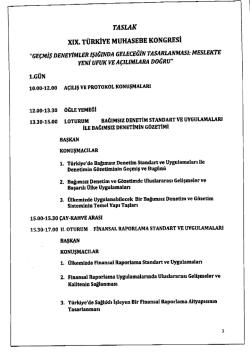 Program i&ccedil;eriği i&ccedil;in tıklayınız.