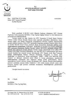 T.C. AFYONKARAHİSAR vALİLİĞİ Halk sağlığı M&uuml;d&uuml;rl&uuml;ğ&uuml;