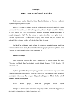 Devamı G&ouml;ster - Belirtiler ve Harikalar Hizmeti