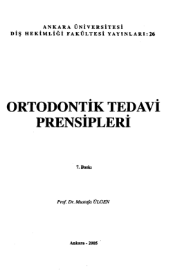 0RT0D0NT_İK TEDAVİ i PRENSIPLERI