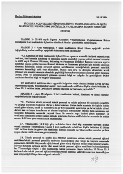 Sigorta Acenteleri Y&ouml;netmeliğinin Uygulanmasın İlişkin