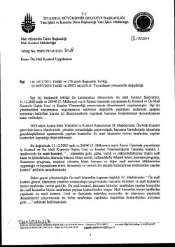 OneTouch 4.6 Scanned Documents - İstanbul B&uuml;y&uuml;kşehir Belediyesi
