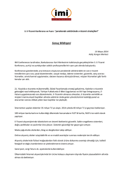 PDF indir - 3. e-ticaret konferansı ve fuarı