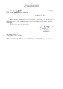 Adres Dışı Yerleştirilen &Ouml;ğrenciler