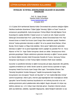 L&Uuml;TFEN KAYNAK G&Ouml;STEREREK KULLANINIZ