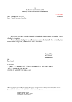 Birliğimize nitelikleri ekte belirtilen iki adet teknik eleman (inşaat