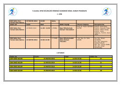 s&ouml;zel program şablonu - 7. Ulusal Spor Bilimleri &Ouml;ğrenci Kongresi