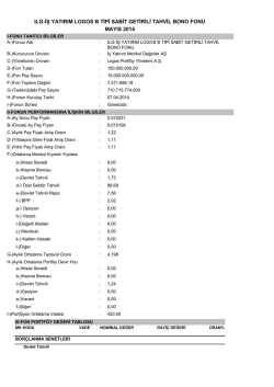 ılg-iş yatırım logos b tipi sabit getirili tahvil bono fonu mayıs 2014