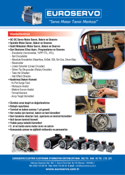 Euro Servo A4.fh11 - Euroservo Servo Motor ve S&uuml;r&uuml;c&uuml; Tamir Merkezi