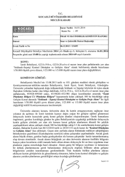 rc. KocAELi B&Uuml;Y&Uuml;KŞEHİR BELEDİYESİ MECLİS