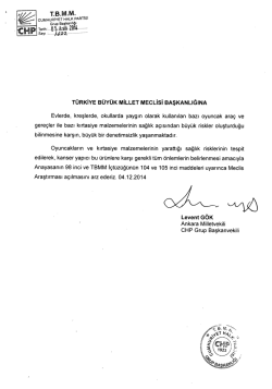 T.B .M M. - T&uuml;rkiye B&uuml;y&uuml;k Millet Meclisi