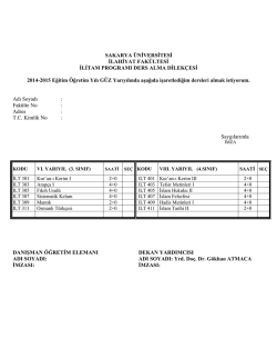 SAKARYA &Uuml;NİVERSİTESİ