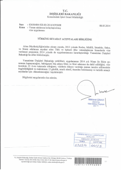 T.C. Dışişleri Bakanlığı Konsolosluk İşleri Genel