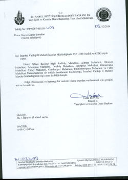 Tebliğ No-409 - İstanbul B&uuml;y&uuml;kşehir Belediyesi