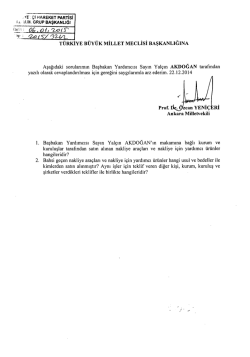 fe: &ccedil;i HAREKET PARTIsI ı izi. nm. GRUP BAŞKANLIĞI