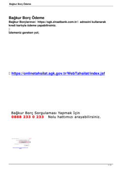 Bağkur Borç Ödeme - Bağkur Emeklilik