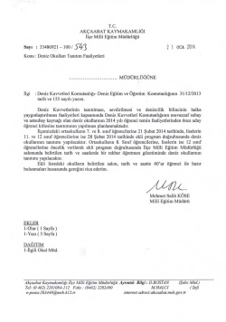 Deniz Harp Okulu Tanıtım Faaliyetleri