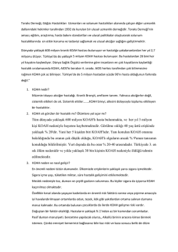 Show TV sorular - T&uuml;rk Toraks Derneği
