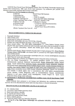 ILAN - İstanbul İl Milli Eğitim M&uuml;d&uuml;rl&uuml;ğ&uuml;