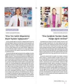 Devamı... - Eczanem Dergisi