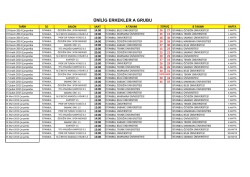 &Uuml;NİLİG ERKEKLER A GRUBU