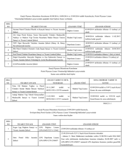 Enerji Piyasası D&uuml;zenleme Kurulunun 03/09/2014, 10/09