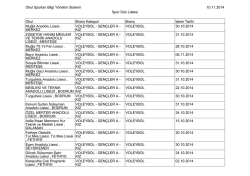 dosyayı indir - Okul Sporları