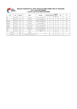 meslek y&uuml;ksekokulu / sivil havacılık kabin hizmetleri i.&ouml;. programı