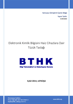 Kamuoyu G&ouml;r&uuml;ş&uuml;n&uuml; İ&ccedil;eren