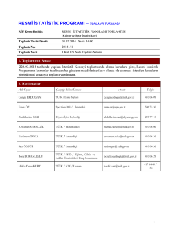 K&uuml;lt&uuml;r ve Spor İstatistikleri_03072014