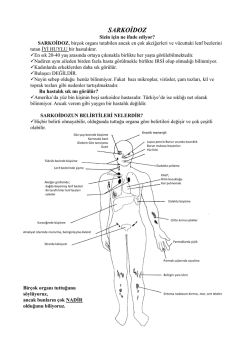 SARKOİDOZ
