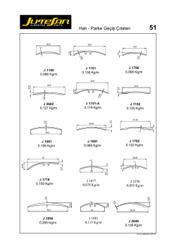 Halı - Parke Ge&ccedil;iş &Ccedil;ıtaları