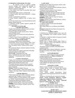 CUMHURİYET D&Ouml;NEMİNDE TİYATRO Bu d&ouml;nemde tiyatro ile