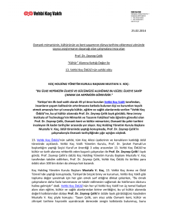 25.02.2014 Osmanlı mimarisinin, k&uuml;lt&uuml;r&uuml;n&uuml;n ve