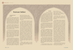 Erzincan Vel&icirc;leri