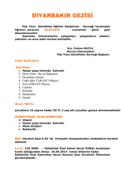 diyarbakır gezisi - Harran &Uuml;niversitesi