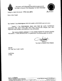 OneTouch 4.6 Scanned Documents - İstanbul B&uuml;y&uuml;kşehir Belediyesi