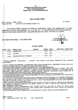 T.C. - Eskişehir Osmangazi &Uuml;niversitesi Hastanesi