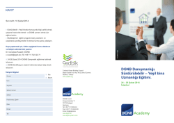 DGNB Danışmanlığı. S&uuml;rd&uuml;r&uuml;lebilir &ndash; Yeşil bina Uzmanlığı Eğitimi.
