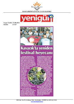 27.08.2014 - Karabağlar Belediyesi