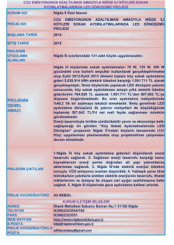 Led Aydınlatma Projesi