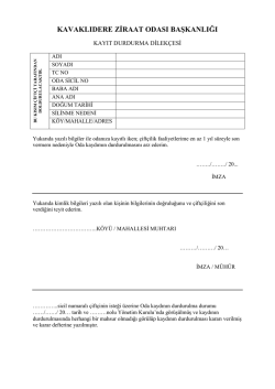 milas ziraat odası başkanlığı